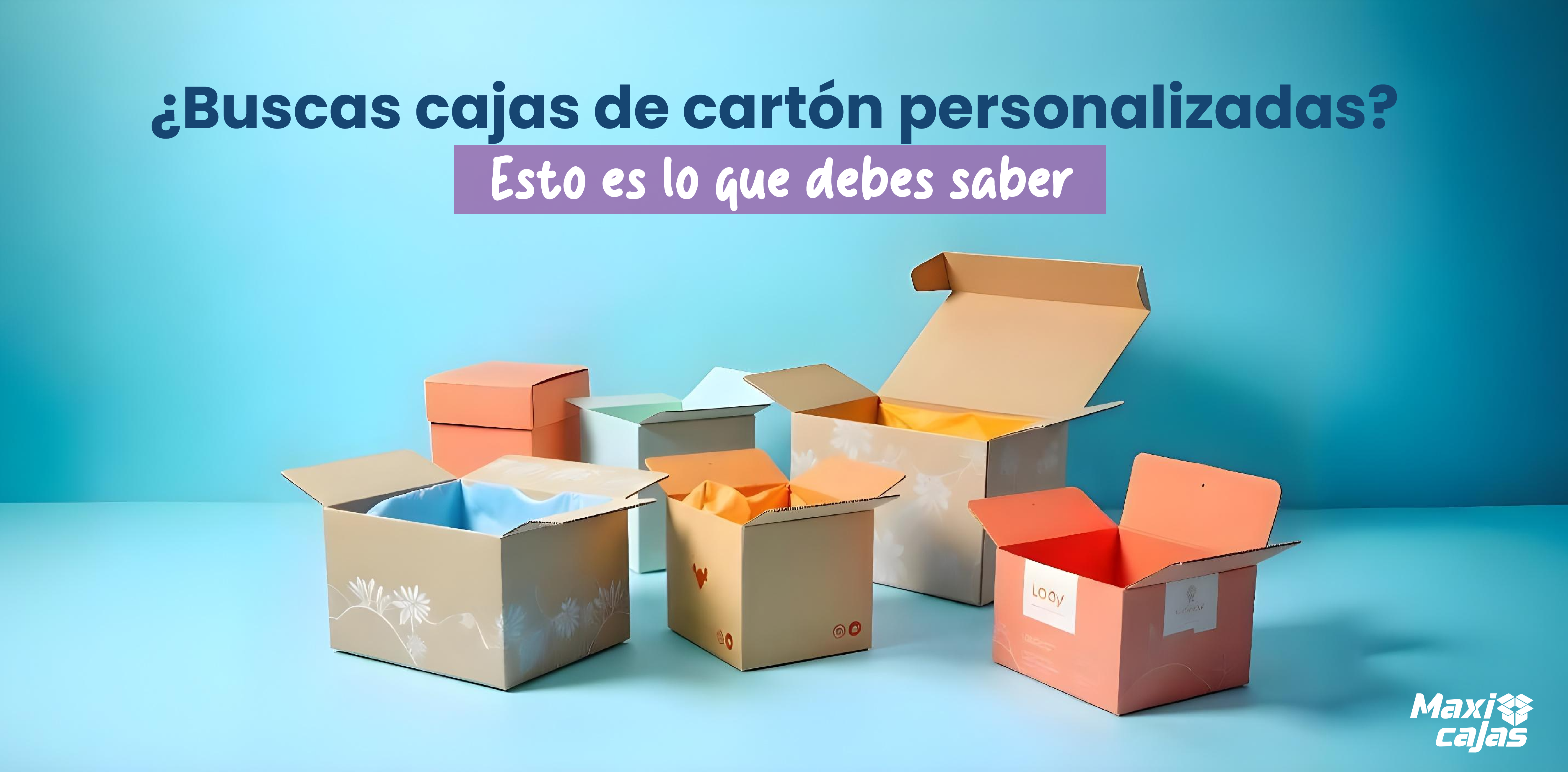 cajas de cartón personalizadas