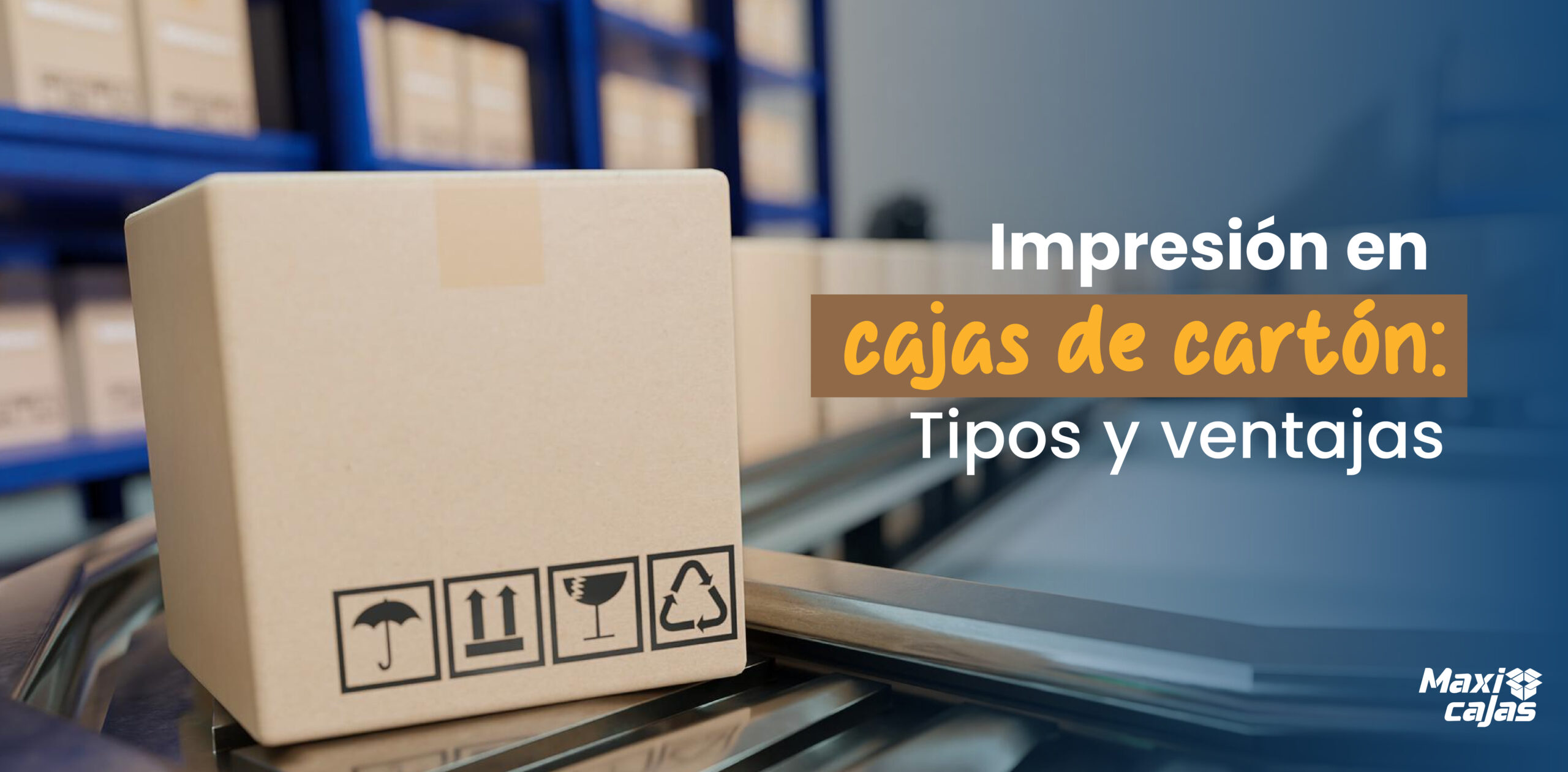 Impresión en cajas de cartón