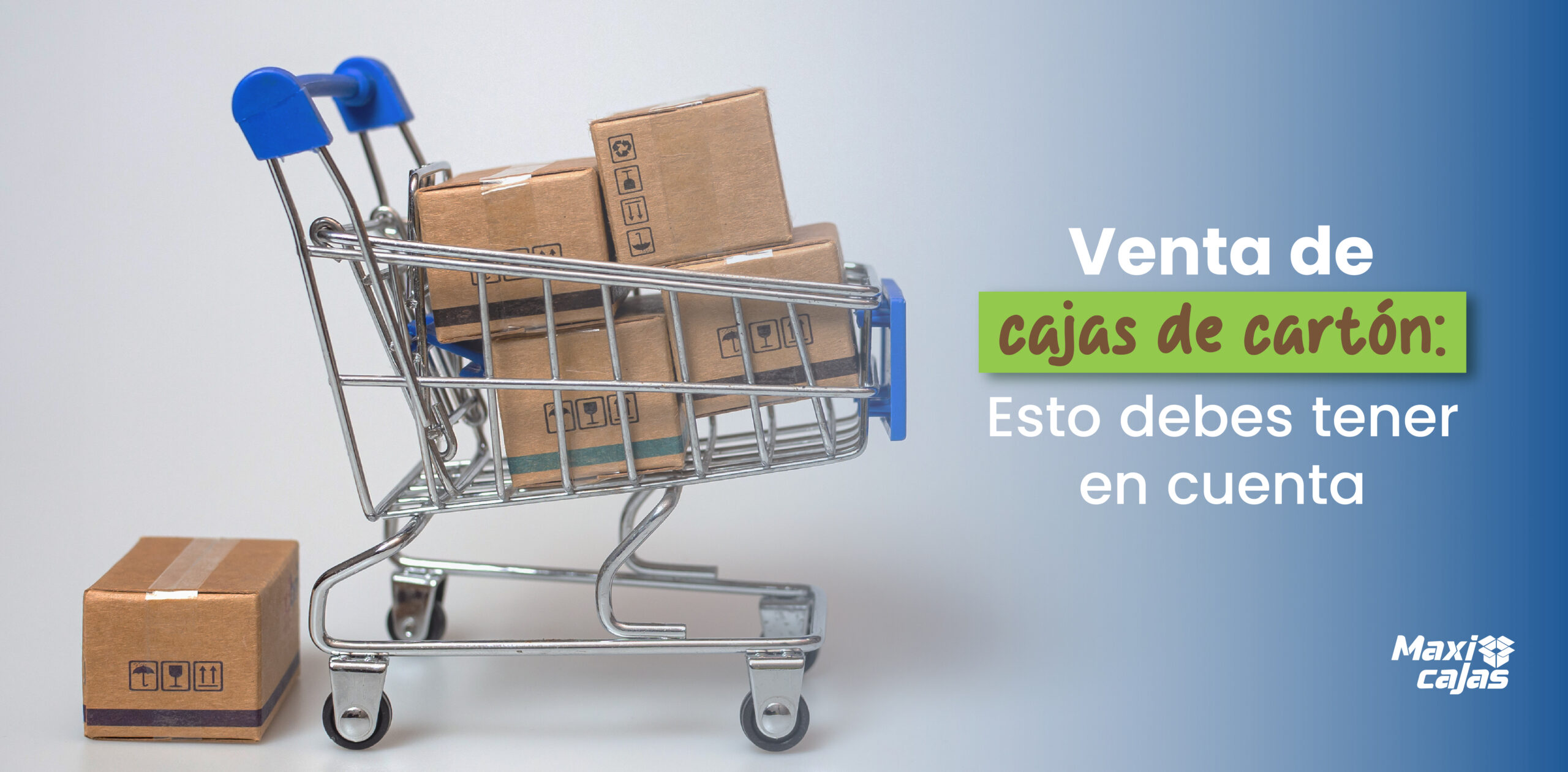 Venta de cajas de cartón