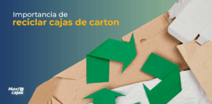 Reciclar cajas de cartón