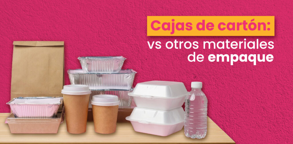 Cajas de cartón y otros materiales de empaque